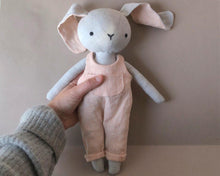 Load image into Gallery viewer, Bunny with overalls_body_sewing pattern instant download_Bon Patterns
