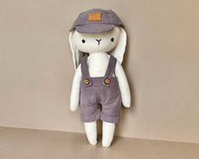 Load image into Gallery viewer, Bunny with Dungarees and Cap - Instant Download Sewing Pattern