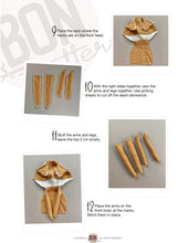 Load image into Gallery viewer, Fox with pinafore dress - Instant Download Sewing Pattern
