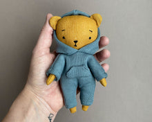 Load image into Gallery viewer, Tiny Teddy in jumpsuit - Instant Download Sewing Pattern.
